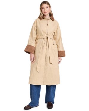 ALIGNE Barnaby Reversible Wax Coat - Blue
