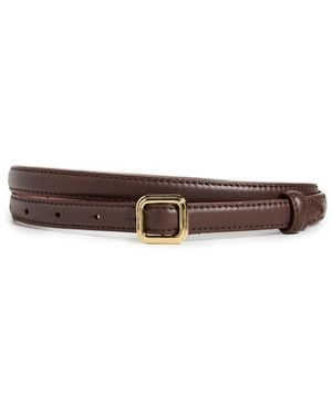 LIE STUDIO The Georgia Slim Belt - Black