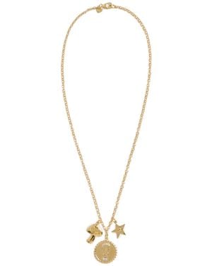 Hart 18 Mini Belcher Chain Charm Necklace - White