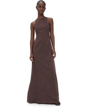 THE LATEST Dori Poplin Maxi Dress - Brown