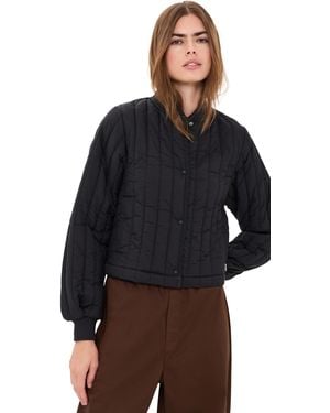 Rains Banja Liner Bomber Jacket - Black
