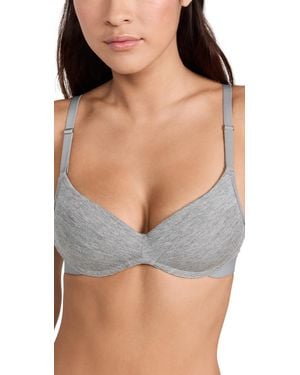 Lively The All-Day No-Wire Push-Up Bra - Grey