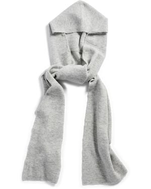 Rag & Bone Jordyn Hooded Scarf - White