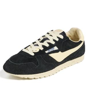 Autry Windspin Low Suede Sneakers - Black