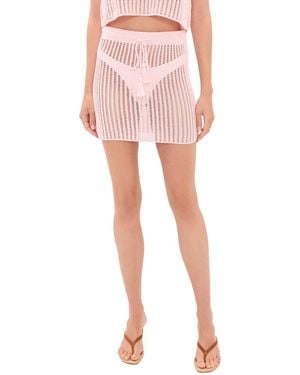 LSPACE Sander Coverup Skirt - Pink
