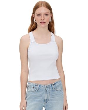 Still Here Snap Tank - White