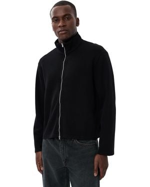 Our Legacy Ribbed Zip Sweater Jacket - Black