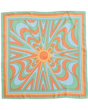 Mother The Silk Scarf It Down - Blue