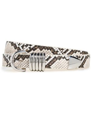 GOOD AMERICAN Slim 5 Ring Belt - Black