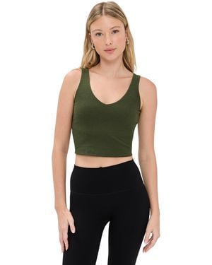 Beyond Yoga Spacedye Good Day Cropped Tank - Black