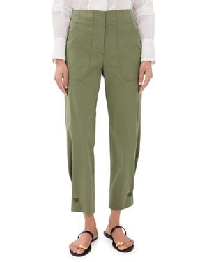 Veronica Beard Stapleton Pants - Green
