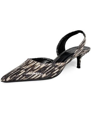 STAUD Sebastian Slingback Heels - Black