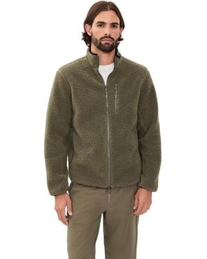 Beyond Yoga Boucle Fleece Zip Jacket - Green