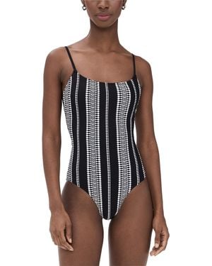 lemlem Luchia Classic One Piece - Black