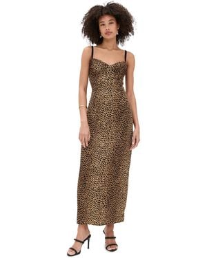 Reformation Stormi Satin Dress - Multicolor