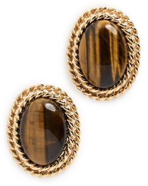 Kenneth Jay Lane Cabochon Earrings - Multicolor