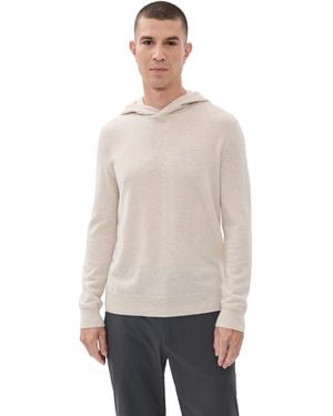 Ralph Lauren Washable Cashmere Sweater Hoodie - Natural
