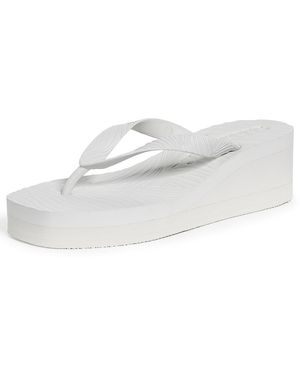 Sleeper High Platform Flip Flops - Black