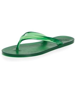 Ancient Greek Sandals Jelly Flip Flops - Green