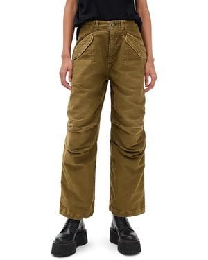 R13 Ankle Military Pants - Natural