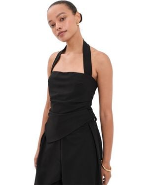 Line & Dot Cosette Top - Black