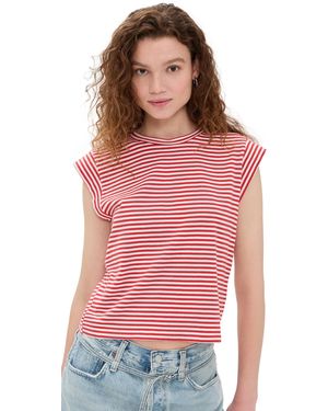 The Great The Peak Shoulder Tee - Red