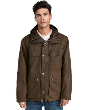 Barbour Re-Engineered Durham Wax Jacket - Brown