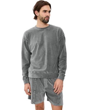 Asher Julian Crew Neck Sweater - Grey