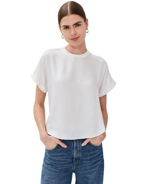 Jonathan Simkhai Addy Knit Back T-Shirt - White