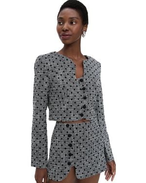 Amanda Uprichard Puzzle Jacket - Black