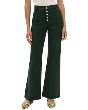 Ulla Johnson The Lou High Rise Jeans - Green