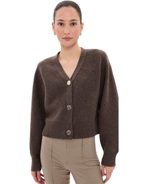 Le Bos Mikayla Wool Cashmere Cardigan - Black