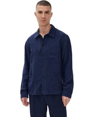 Polo Ralph Lauren Linen Chore Jacket - Blue