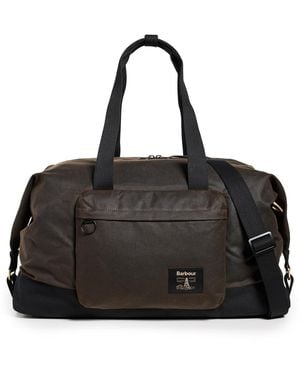 Barbour Field Wax Duffle Bag - Black
