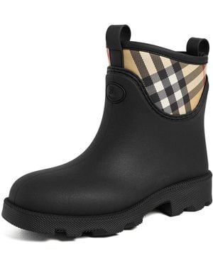 Burberry Marsh Stamp Low Boots - Black