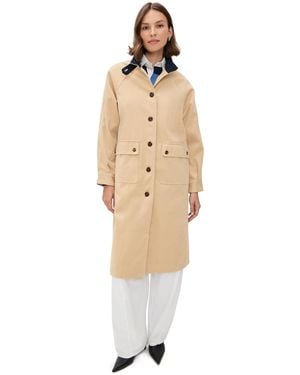 Line & Dot Oakley Coat - White