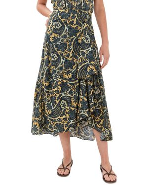 Ulla Johnson Sabina Faux Wrap Skirt - Green