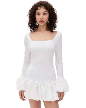 Black Halo Mirelli Mini Dress - White