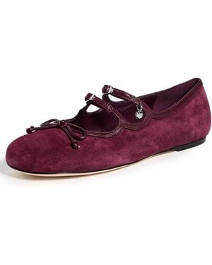 Marc Jacobs The Kiki Ballerina Flats - Red