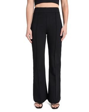 Spanx Hi Rise Flare Petite Perf Pants - Black