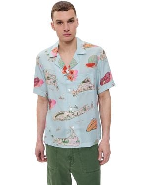 Tombolo Island Hopping Shirt - Blue