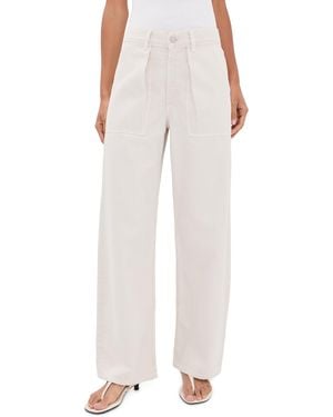 Agolde Low Curve Utility Jeans - White