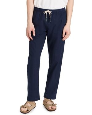 Oas Linen Pants - Blue