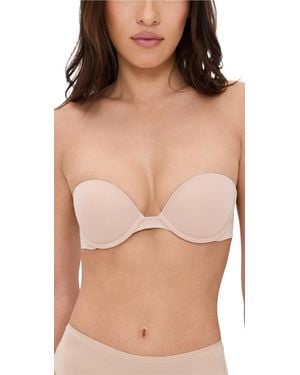 Skarlett Blue Breathless Strapless Plunge Push-Up Bra - Natural