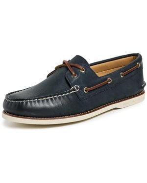 Sperry Top-Sider Cup Authentic Original 2 Eye Nubuck Boat Shoes - Black