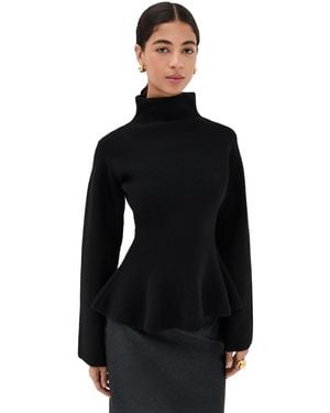 Rohe Sculptural Knitted Top - Black