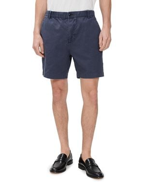 Alex Mill Herringbone Pull On Shorts 7 - Blue