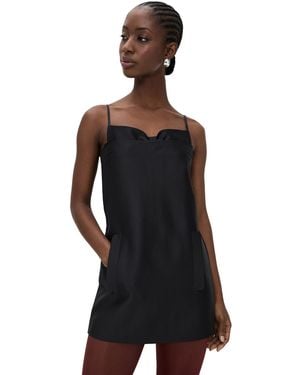 ShuShu/Tong Double Corset Straps Dress - Black