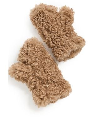 Apparis Coco Bouclette Gloves - Natural