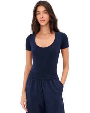 Le Bos Fonda Thong Bodysuit - Blue